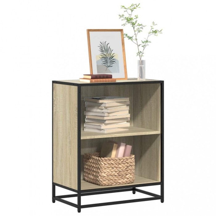 vidaXL Bibliotecă, stejar Sonoma,60x35x76 cm, PAL 849100