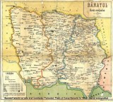 Hartile judetelor din Banatul istoric 1867-1918, Cartographia