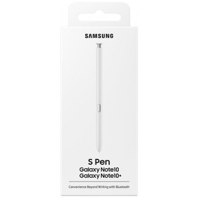 Creion S-Pen Samsung Galaxy Note 10 N970 / Galaxy Note 10+ N975 / Galaxy Note 10+ 5G N976 EJ-PN970BWEGWW Alb foto