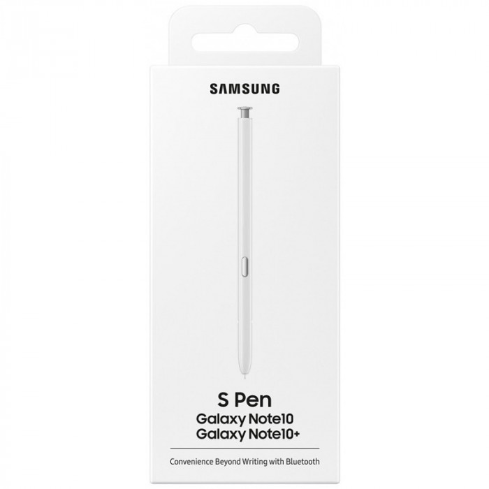 Creion S-Pen Samsung Galaxy Note 10 N970 / Galaxy Note 10+ N975 / Galaxy Note 10+ 5G N976 EJ-PN970BWEGWW Alb