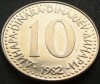 Moneda 10 DINARI / DINARA - RSF YUGOSLAVIA, anul 1982 *cod 1534 B, Europa