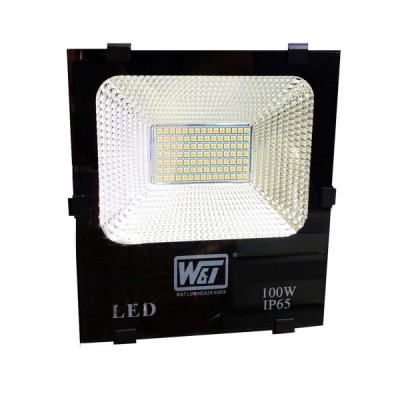 Proiector LED 100W 105LEDuri SMD Alb Cald IP65 220V WT foto