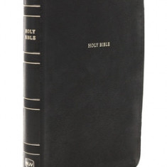 Nkjv, Reference Bible, Center-Column Giant Print, Leathersoft, Black, Red Letter Edition, Thumb Indexed, Comfort Print: Holy Bible, New King James Ver