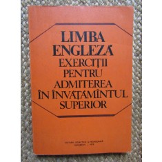 Limba engleza Exercitii pentru admiterea in invatamantul superior
