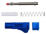 Mufă Banană 4mm Albastră 45A