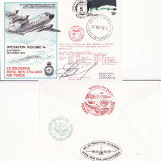 Circulatie Noua Zeelanda - tema Antarctica,vapoare,aviatie, exploratori-FDC 1978