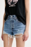 Levi&#039;s pantaloni scurți din denim 56327.0081-MedIndigoW