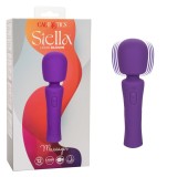 Vibrator Masaj CalExotics Stella, Violet. Reincarcabil USB, Silicon Lichid, 12 Functii Vibratii, Gat Flexibil, Rezistent Apa IPX7