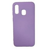 Husa silicon soft-touch compatibila cu Samsung Galaxy A40, Mov-lila, ALC MOBILE