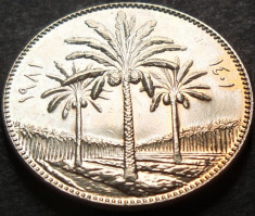 Moneda exotica 50 FILS - IRAK, anul 1981 *cod 3317 = UNC foto