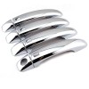Set ornamente cromate din otel pentru manere usi, compatibile Audi A4 B8 (2007 -2015), 4 bucati Automobile ProTravel, Ro Group