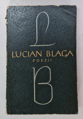 POEZII de LUCIAN BLAGA , 1966 foto