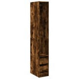 Cumpara ieftin Sifonier, stejar afumat, 30x50x200 cm, lemn prelucrat