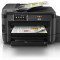 Imprimanta Multifunctionala Inkjet Epson L1455 CISS, A3, Wireless, Duplex