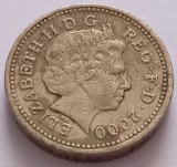 Marea Britanie, 1 Pound 2000 - Regina Elisabeta II