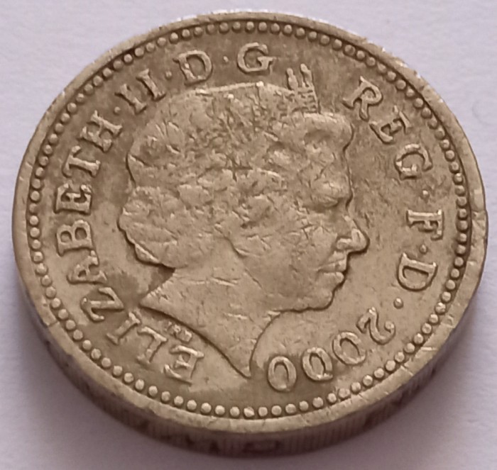 Marea Britanie, 1 Pound 2000 - Regina Elisabeta II