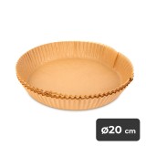 Hartie de copt pentru friteuza cu aer - rotunda - 20 cm - 100 buc/pachet