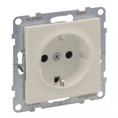 Priza schuko simpla 2P+T borne automate Legrand Suno ivoar 721220