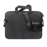 Cumpara ieftin Geanta Hoco GT1 pentru Laptop, 14&quot;, Interior moale, 2 Compartimente, Textil, Negru