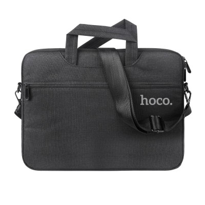 Geanta Hoco GT1 pentru Laptop, 14&amp;quot;, Interior moale, 2 Compartimente, Textil, Negru foto