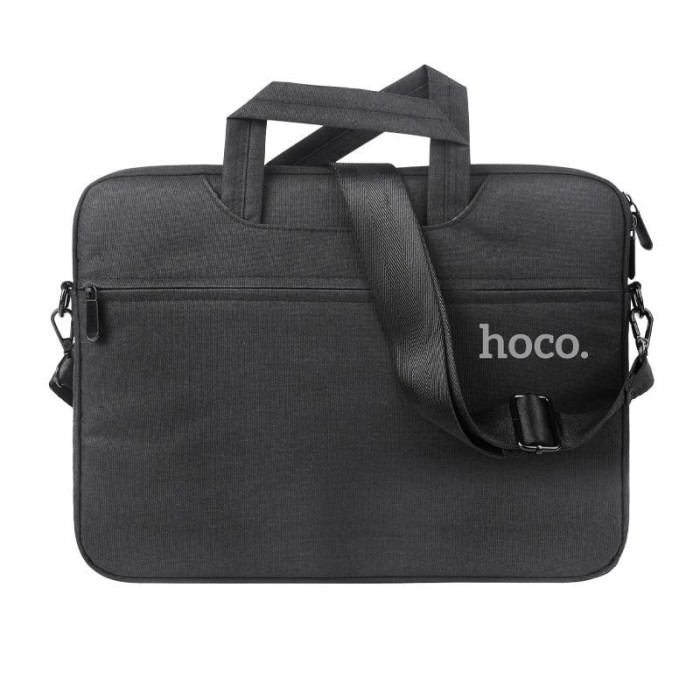 Geanta Hoco GT1 pentru Laptop, 14&quot;, Interior moale, 2 Compartimente, Textil, Negru