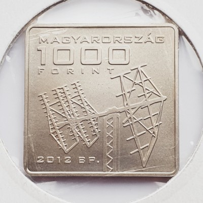 2831 Ungaria 1000 Forint 2012 MASAT I - The first Hungarian Satelite km 840 UNC foto