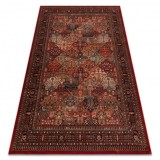 Covor de l&acirc;nă KASHQAI 4309 300 oriental, cadru vin roșu, 240x340 cm
