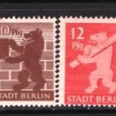 GERMANIA (BERLIN) 1945 – SIMBOLURI, TIMBRE NESTAMPILATE, DR25