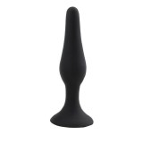 Dop Anal Vivian Small, Silicon, Negru, 10.5 cm, Guilty Toys, Sexxify