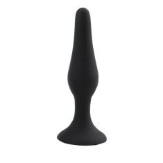 Dop Anal Vivian Small, Silicon, Negru, 10.5 cm, Guilty Toys, Sexxify
