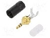 Conector jack, Jack 3,5mm, 3 contacte, tata, NEUTRIK - NYS231BG-LL