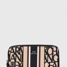 Armani Exchange portofel femei, culoarea roz, 948068 4R733