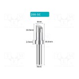 V&Atilde;&cent;rf despicat 5mm SHENZHEN BAKON pentru sta&Aring;&pound;ie de lipit
