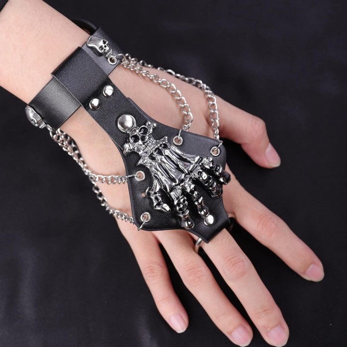Accesoriu Gothic Skeleton Negru