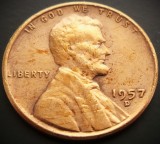 Cumpara ieftin Moneda 1 CENT - SUA, anul 1957 D * cod 5374, America de Nord
