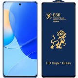 Folie sticla securizata electrostatica flippy pentru samsung a14 5g, sticla esd, top glass, anti-static, negru