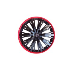 Set capace roti EVO negru+rosu 15&quot;