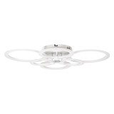 Plafoniera Europe LED 140W 3CCT cu telecomanda, alb, Erste