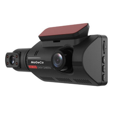 Camera auto de bord MaGeCa&amp;reg;, WIFI, Full HD 1080P, senzor de coliziune G-senzor, 2 camere, fata si interior, filmare continua, vedere nocturna, functia foto