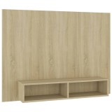 Cumpara ieftin Comoda TV de perete, stejar sonoma, 120x23,5x90 cm, PAL