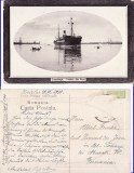 Constanta- Vapor , Portul - rara, cu rama, embosata