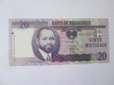 Mozambic 20 Meticais 2006 UNC,bancnota din imagini