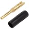 Mufă Banană 4mm Neagră 16A 50VDC