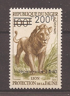 Niger 1960 - Ziua Independenței, Supratipar, MNH foto