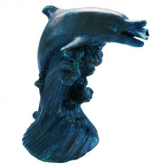 Ubbink Figurină de iaz cu joc de apă, delfin, 18 cm, 1386020 foto