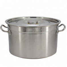 Oala Cazan Inox cu Capac si Manere 54L 51x28cm Bohmann BH512854 foto