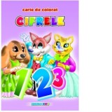 Cifrele - carte de colorat (format B5)