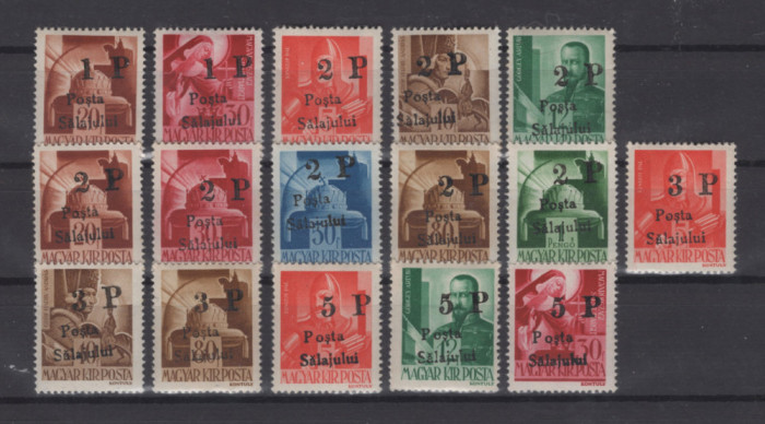 Posta Salaj 1945 MNH - falsuri de epoca