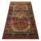 Covor L&acirc;nă KESHAN franjuri, Ornament oriental 7518/53528 bej / albastru inchis, 160x230 cm