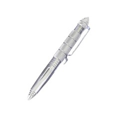 Pix Tactic Multifunctional ideal pentru Autoaparare, Instrument de Scris si Spargere Geam in caz de Urgenta, Metalic, Agintiu, MyStyle&reg;